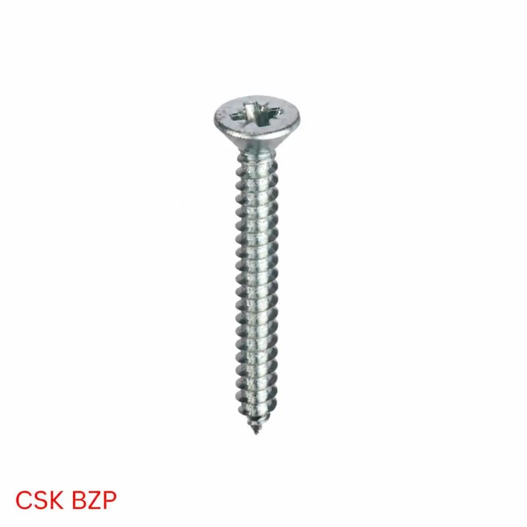 AI Generated CSK BZP label - red text bottom left (screw)