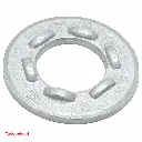 AI Generated DTI washer - Galvanised finish with label