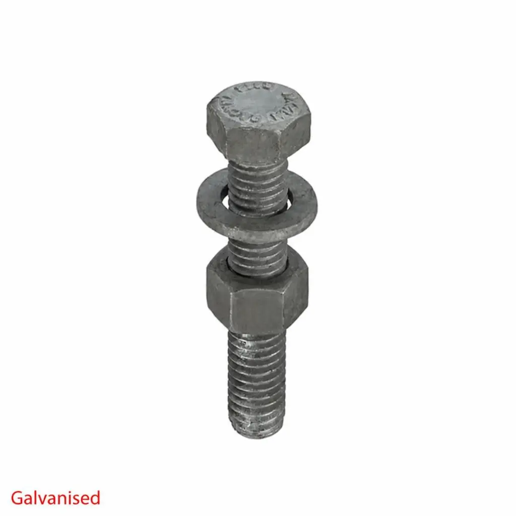 AI Generated Galvanised label - red text bottom left
