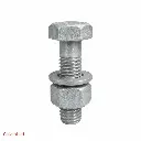 AI Generated HEX Galvanised finish - red label bottom left