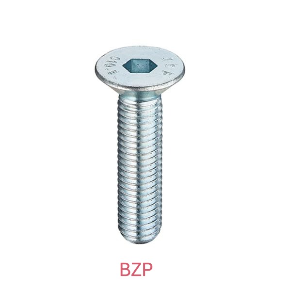 Socket CSK Head Screws DIN 7991 (M5, Length 10, Steel, 10.9, BZP)